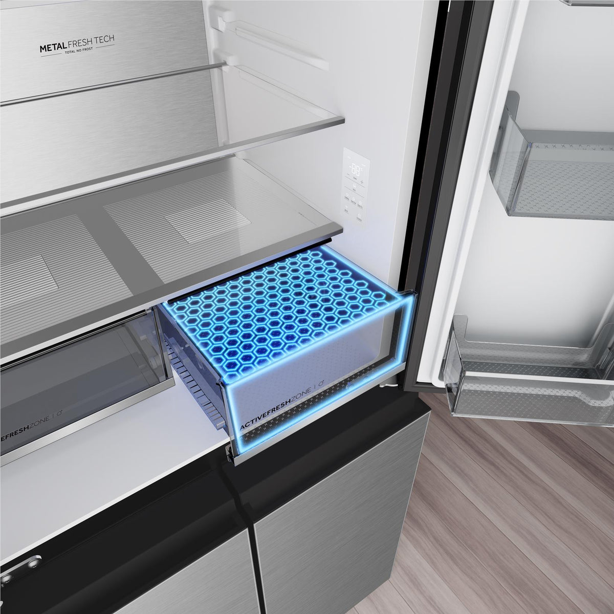 Haier HRF590YHS 574L Quad Door Fridge (Satina)