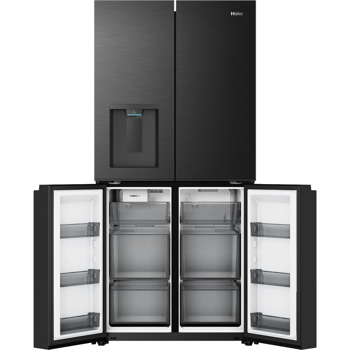 Haier HRF590YPC 573L Quad Door Fridge (Black)