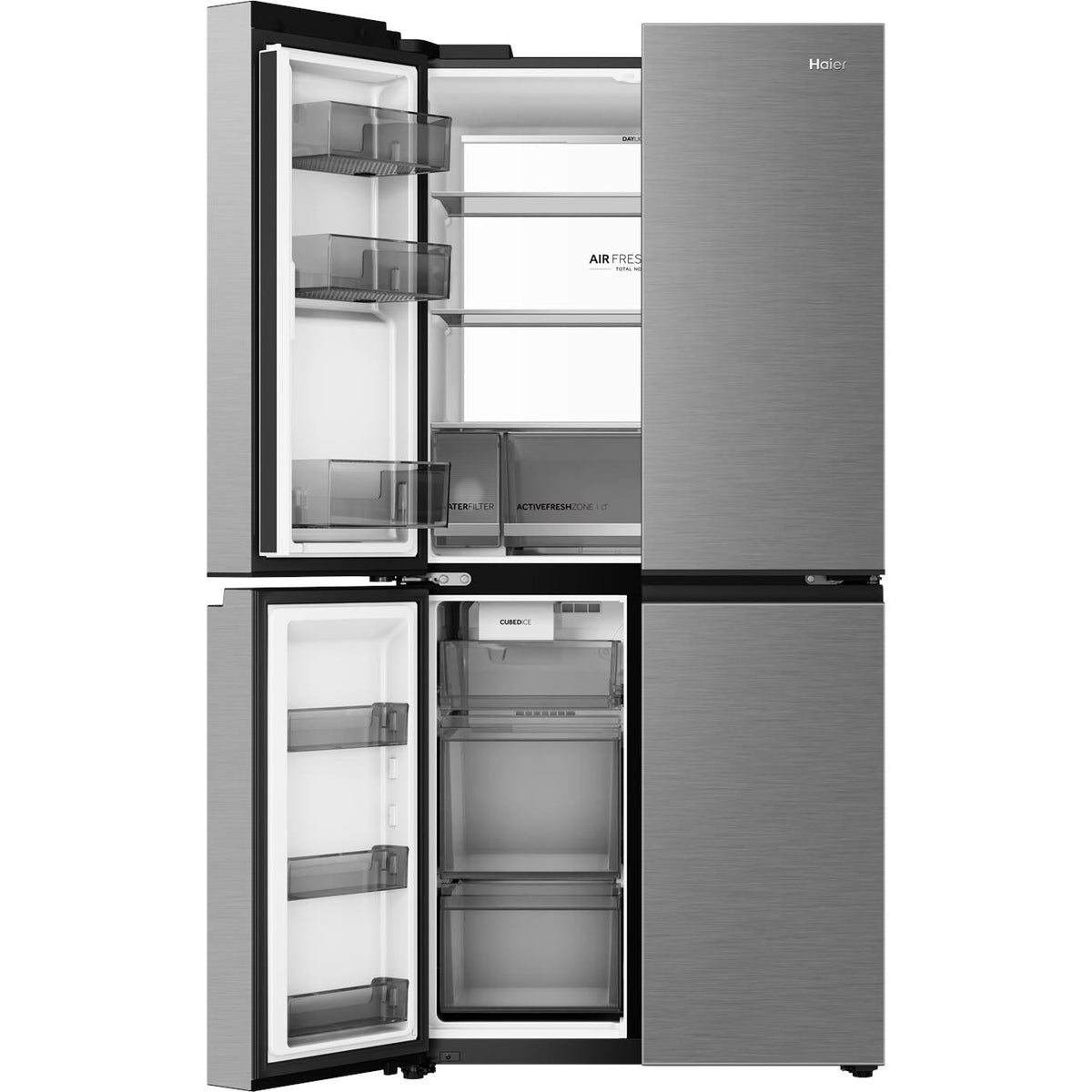 Haier HRF590YPS 573L Quad Door Fridge (Silver)