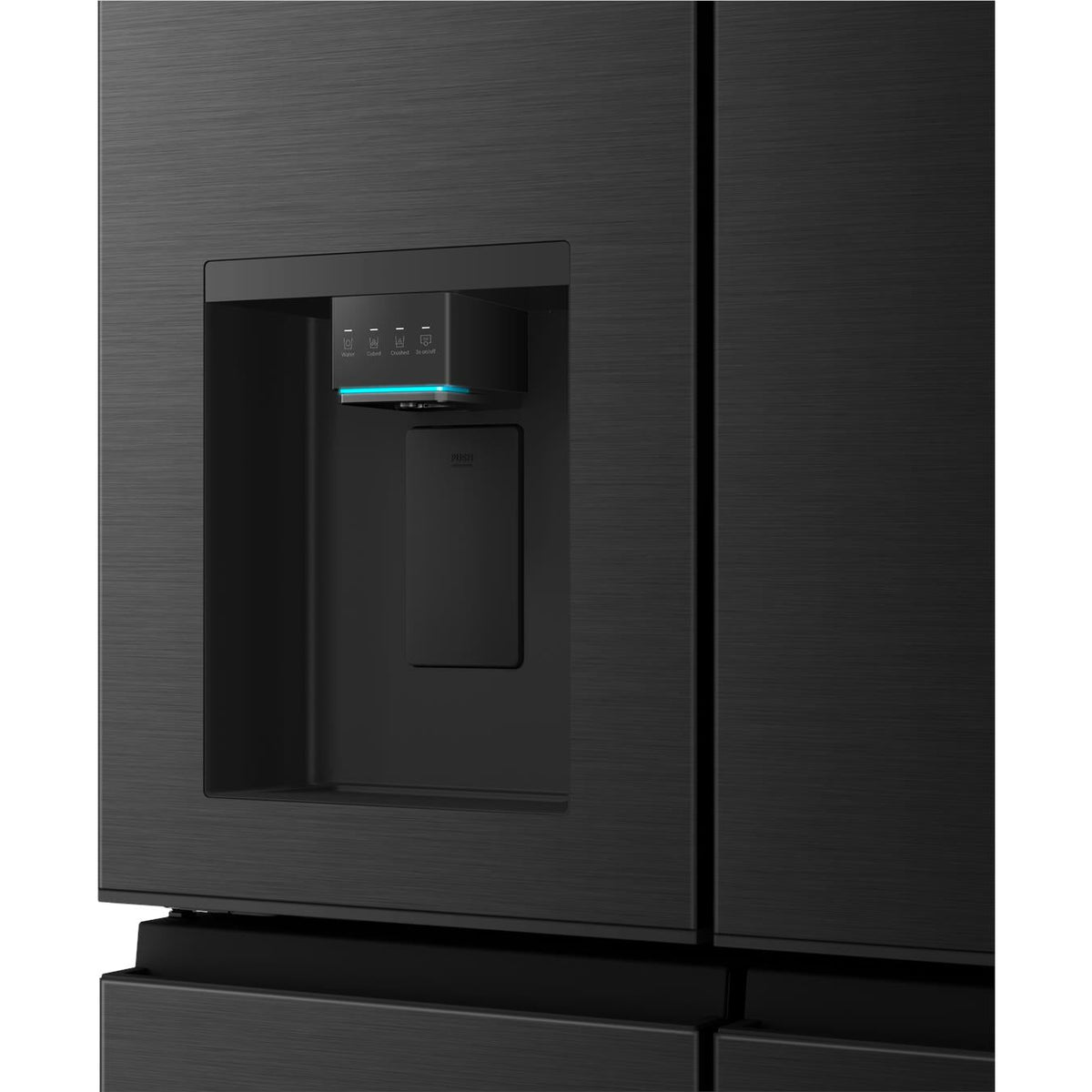 Haier HRF590YZC 550L Quad Door Fridge (Black)