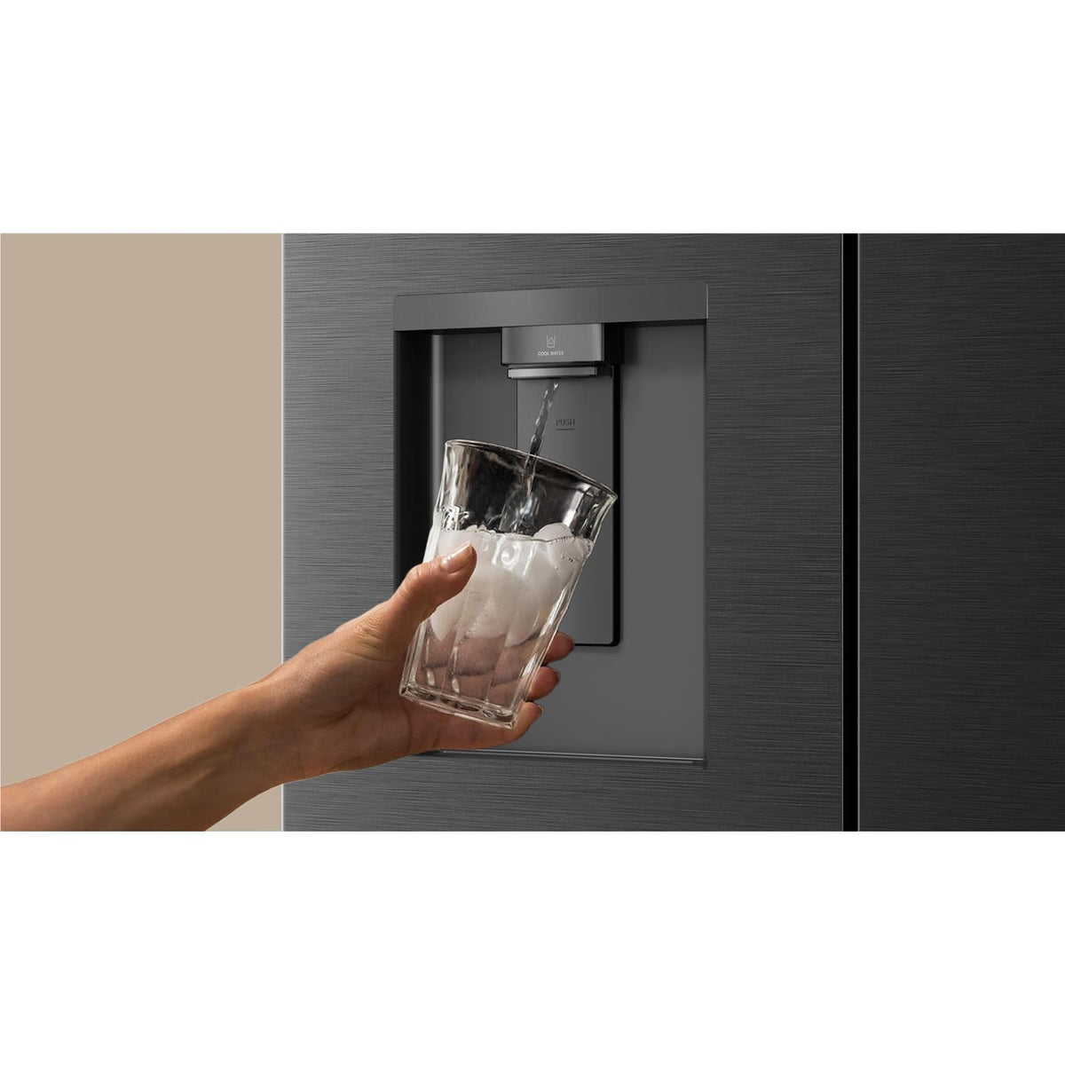 Haier HRF690YHC 675L Quad Door Fridge (Black)