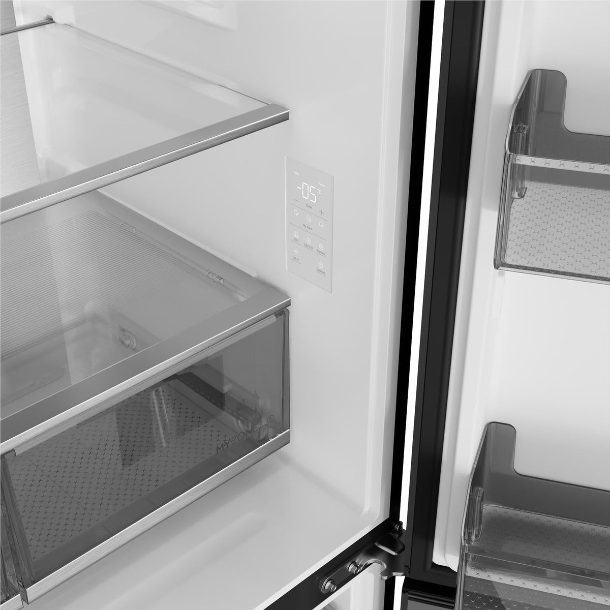 Haier HRF690YHC 675L Quad Door Fridge (Black)