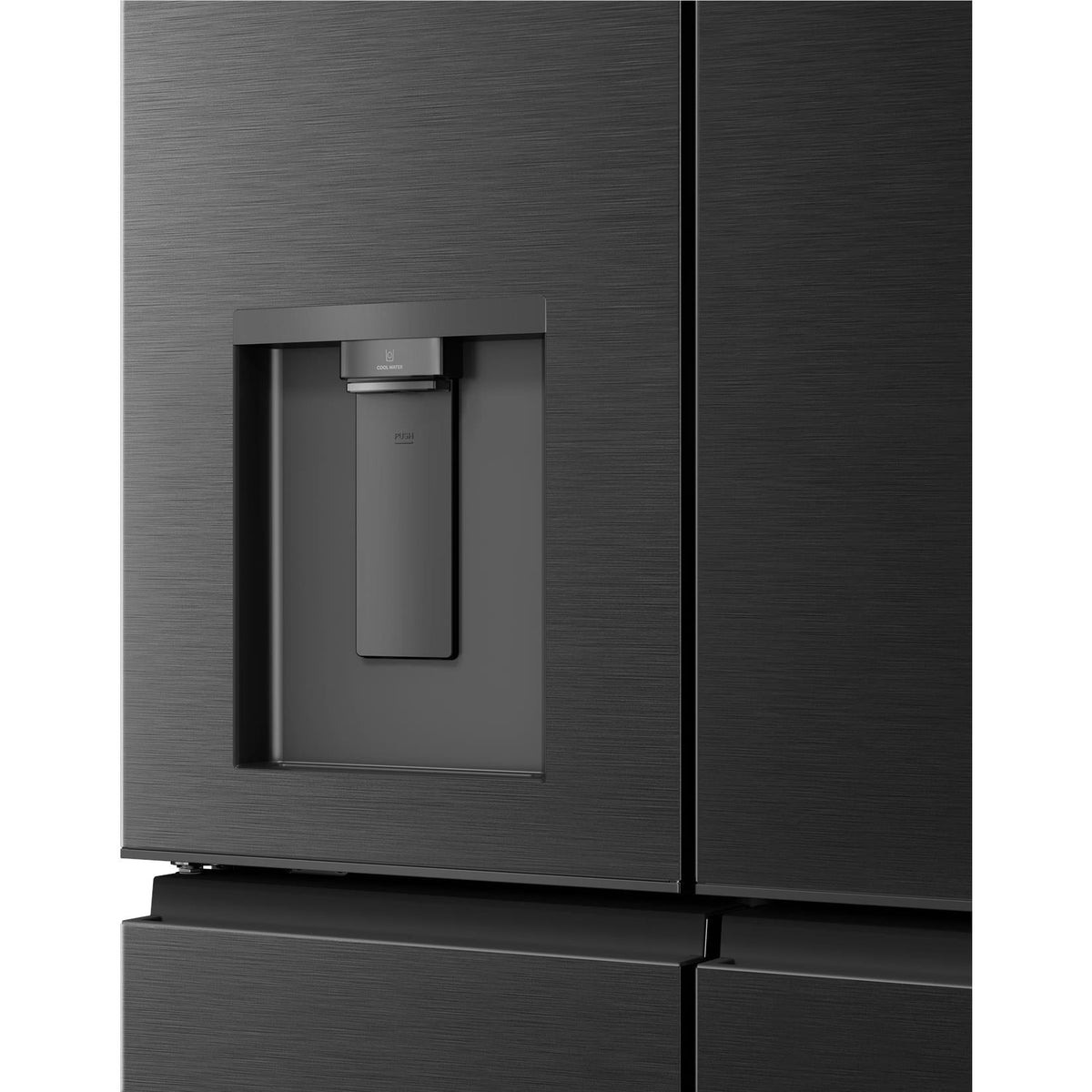 Haier HRF690YHC 675L Quad Door Fridge (Black)