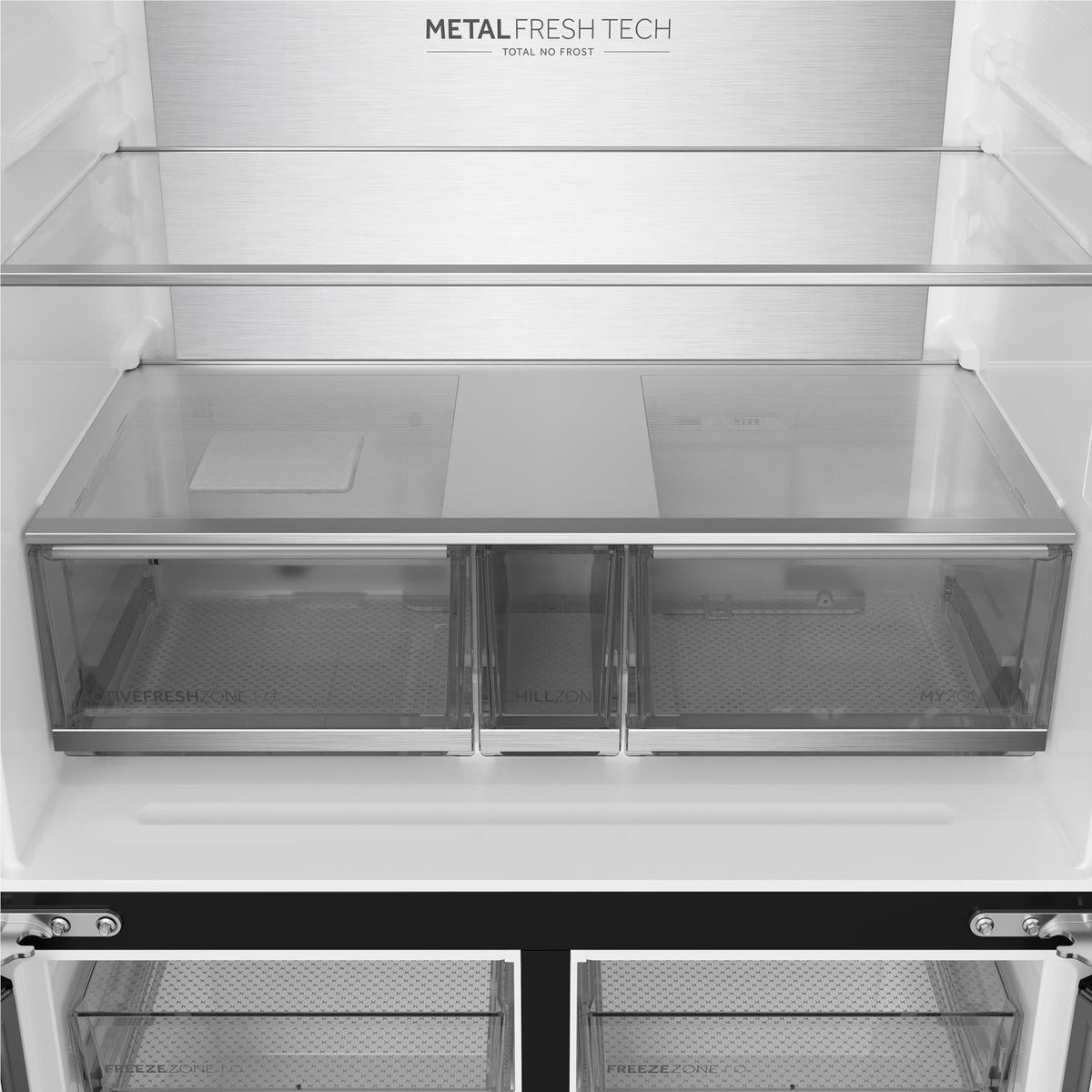 Haier HRF690YHC 675L Quad Door Fridge (Black)