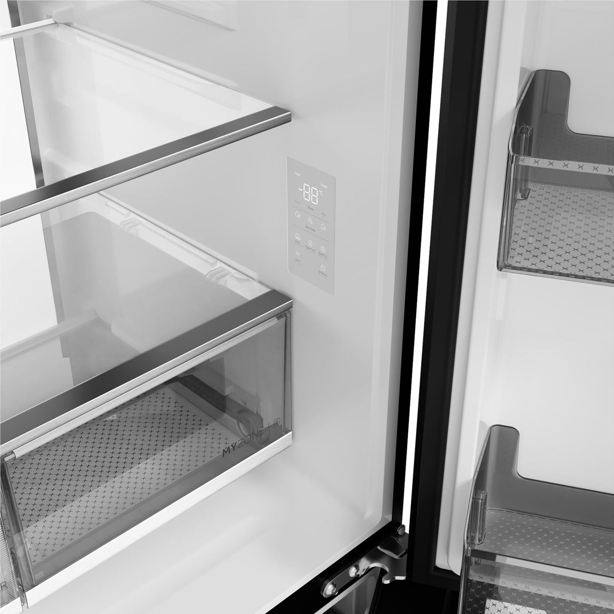 Haier HRF690YPC 672L Quad Door Fridge (Black)