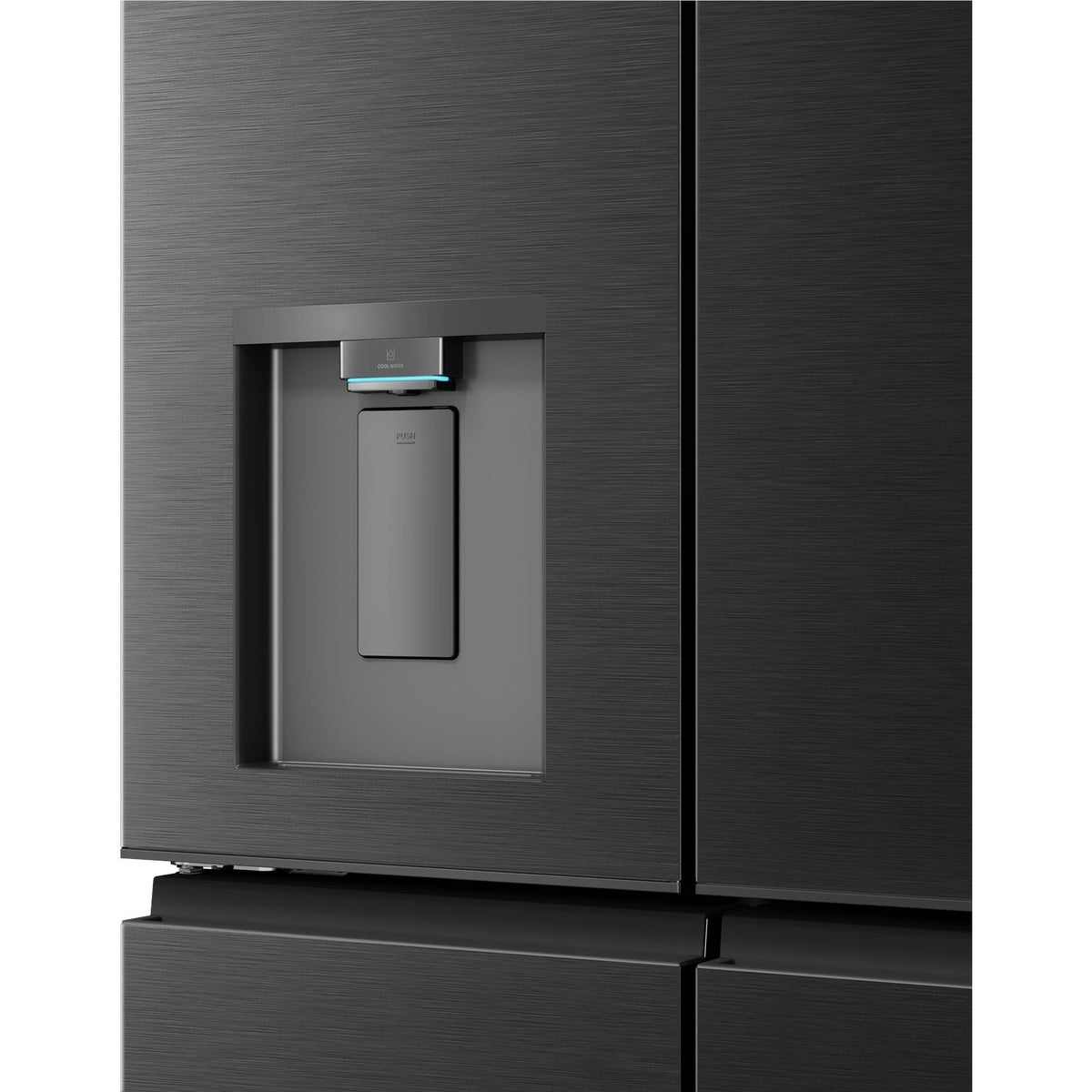 Haier HRF690YPC 672L Quad Door Fridge (Black)
