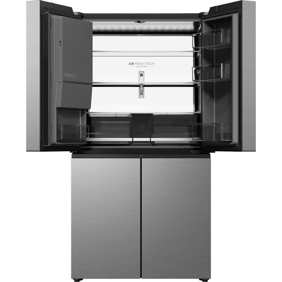 Haier HRF690YZS 624L Quad Door Fridge (Silver)
