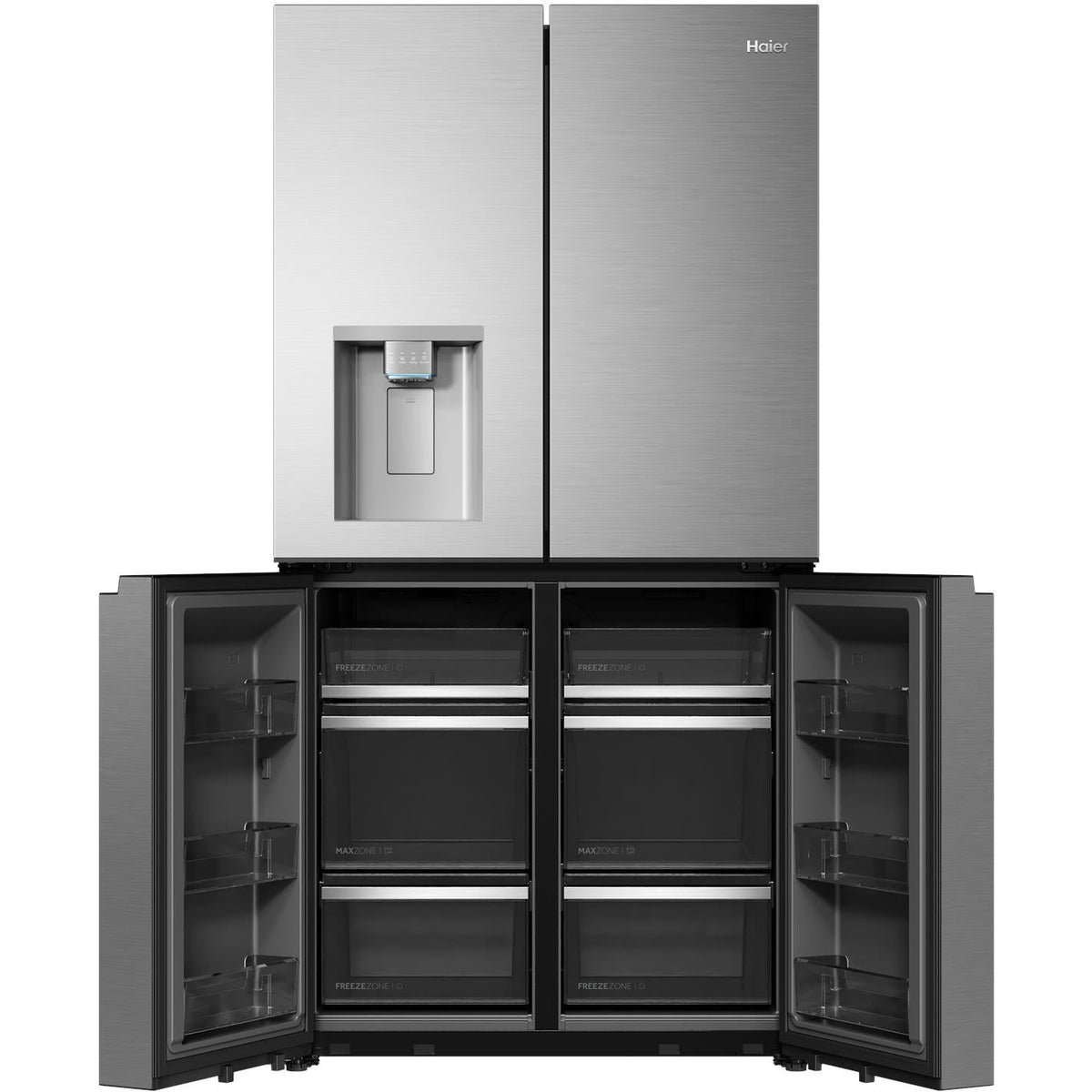 Haier HRF690YZS 624L Quad Door Fridge (Silver)