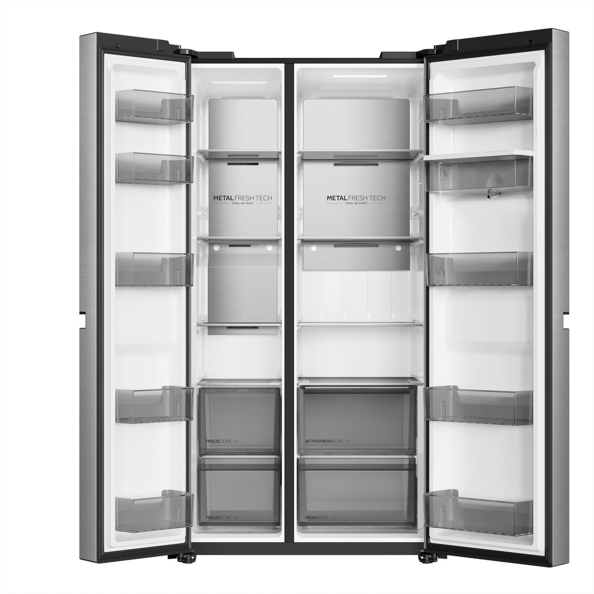 Haier HRF650XHS 661L Side-by-Side Fridge (Satina)