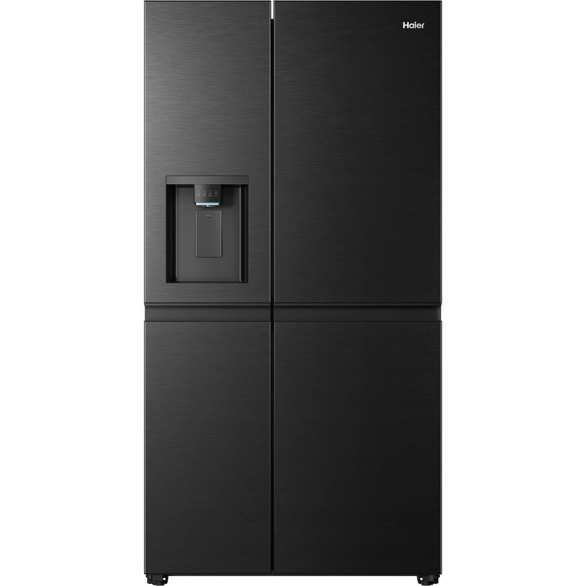 Haier HRF650XZC 650L Side-by-Side Fridge (Black)