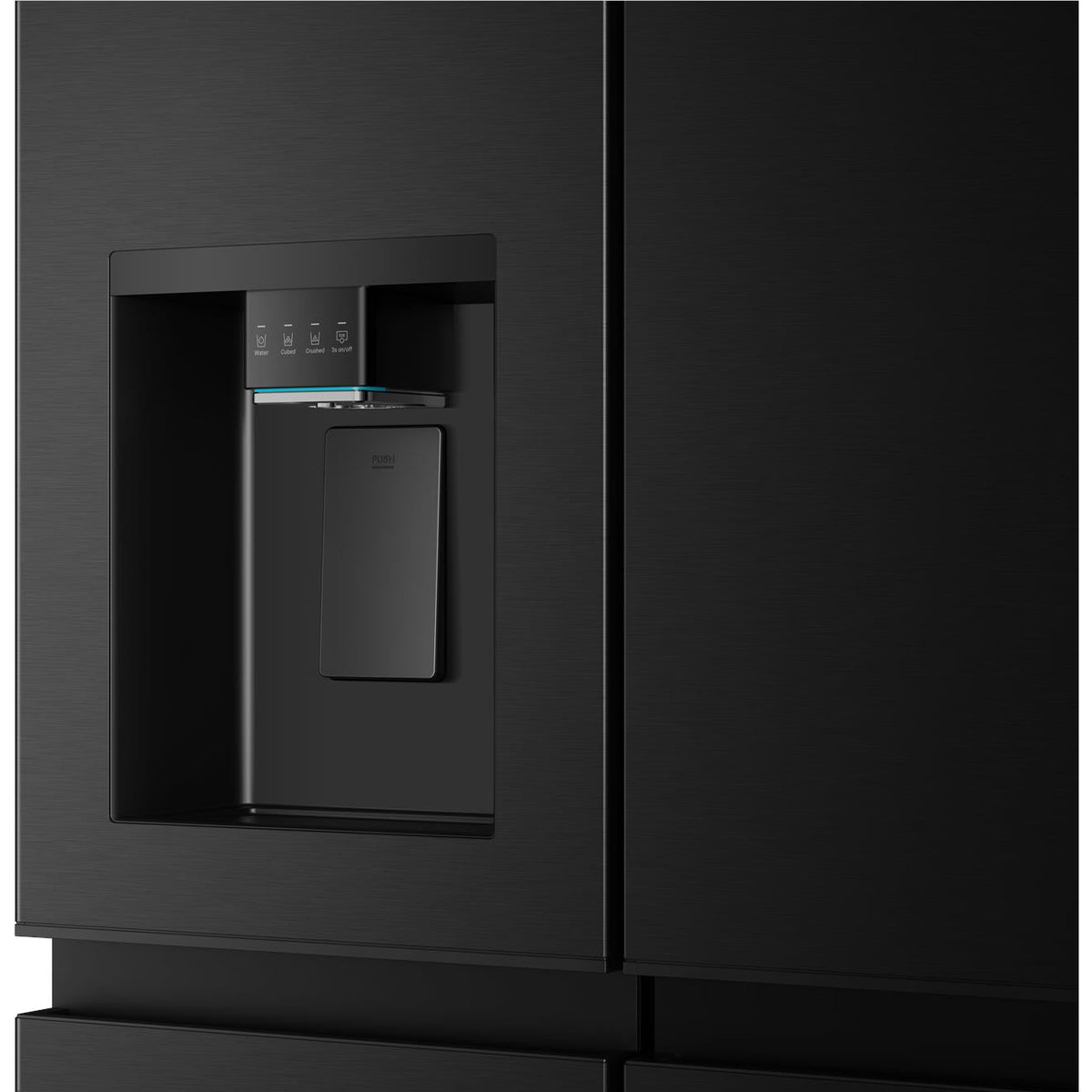 Haier HRF650XZC 650L Side-by-Side Fridge (Black)