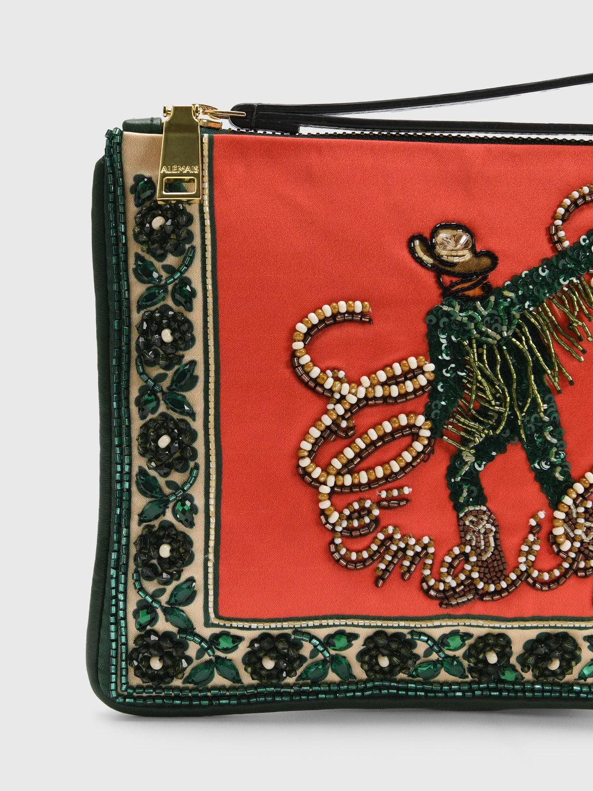 Alemais Ace Cowboy Embellished Clutch