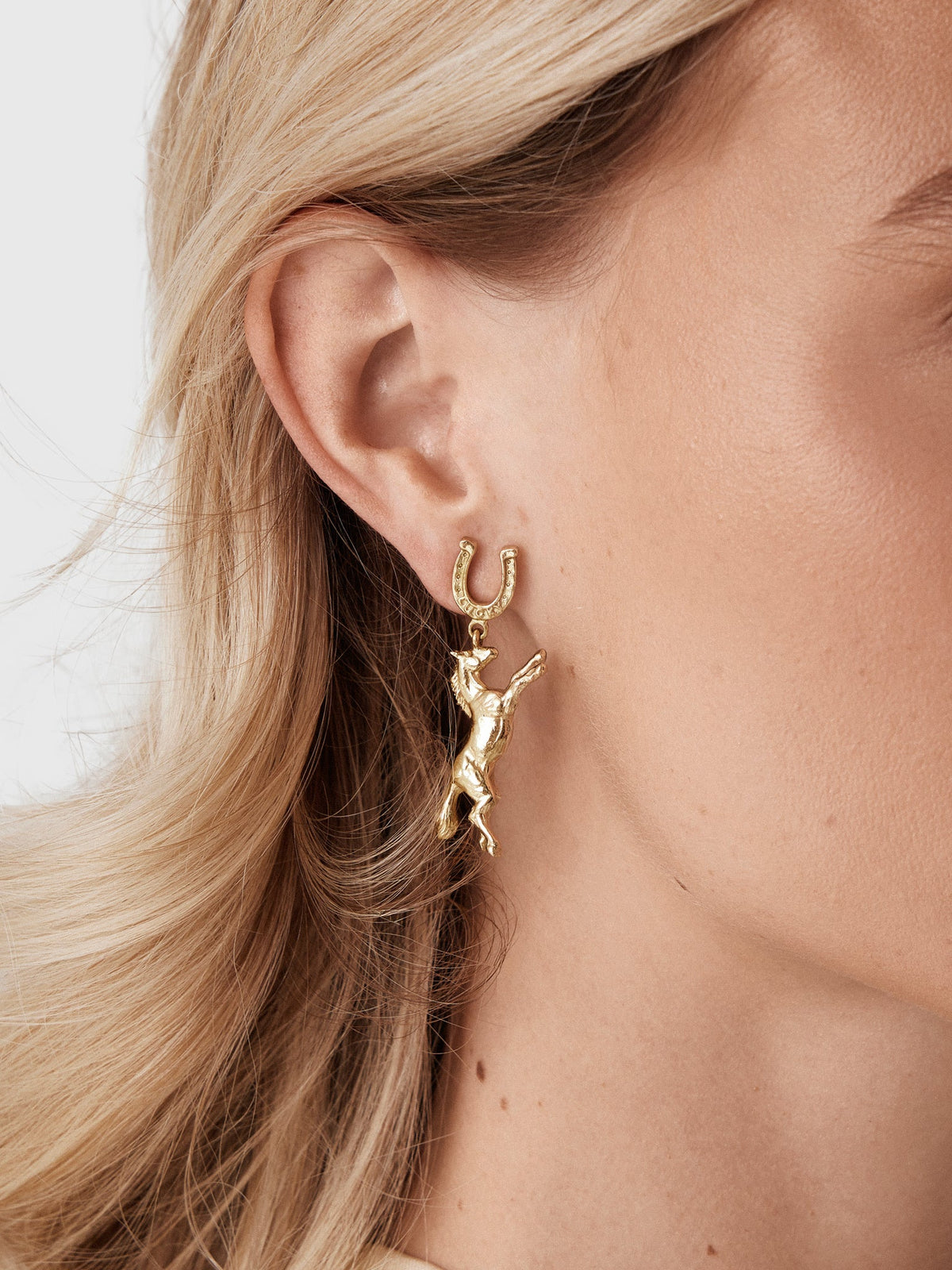 Alemais Django Horse & Cowboy Earrings