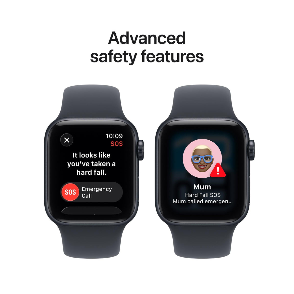 Apple Watch SE 3 40mm Midnight Aluminium Case GPS + Cellular Sport Band (S/M) [2025]
