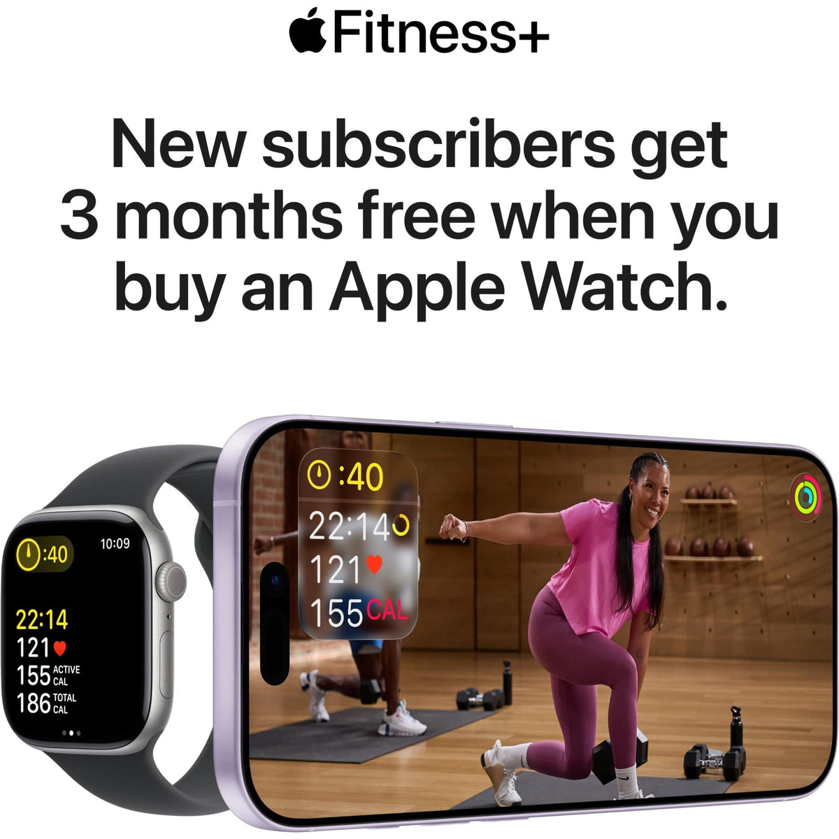 Apple Watch SE 3 44mm Starlight Aluminium Case GPS + Cellular Sport Band (S/M) [2025]