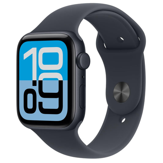 Apple Watch SE 3 44mm Midnight Aluminium Case GPS + Cellular Sport Band (M/L) [2025]