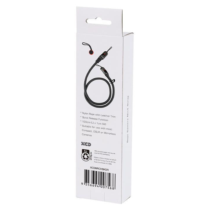 XCD Camera Rope Neck Strap (Black)