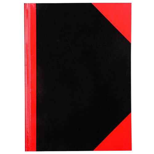 Cumberland Notebook A5 (Red & Black) - 200 Leaves