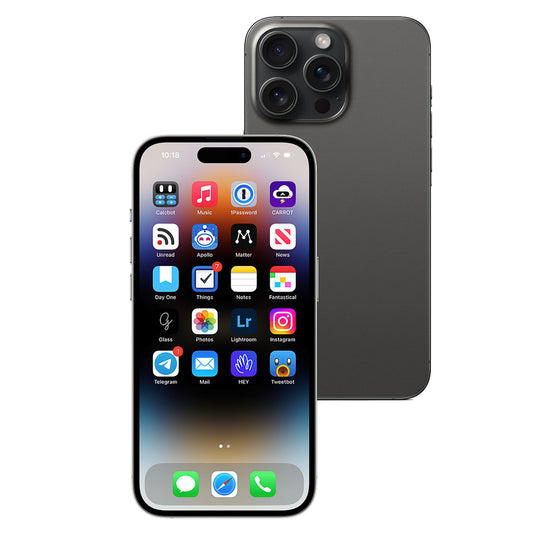Apple iPhone 15 Pro 128GB (Black Titanium) [~Refurbished: Excellent]