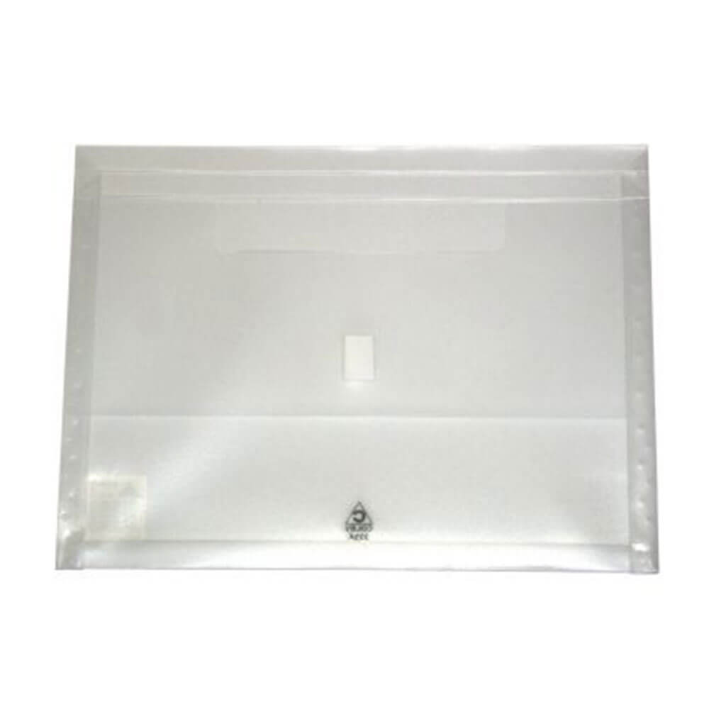 Colby Polywally Document Wallet (A4) - Clear