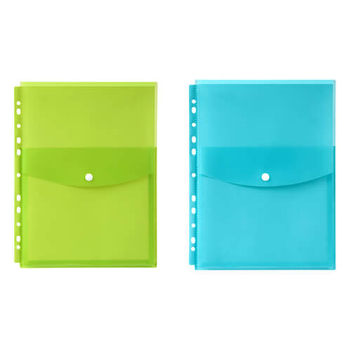 Marbig Top Opening Binder Pocket (A4) - Marine