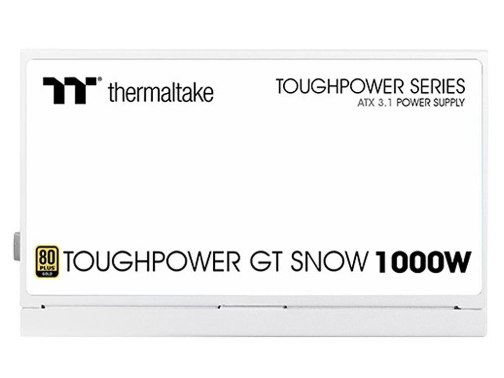 Thermaltake Toughpower GT 1000W 80+ Gold Fully Modular ATX 3.1 Power Supply - Snow White