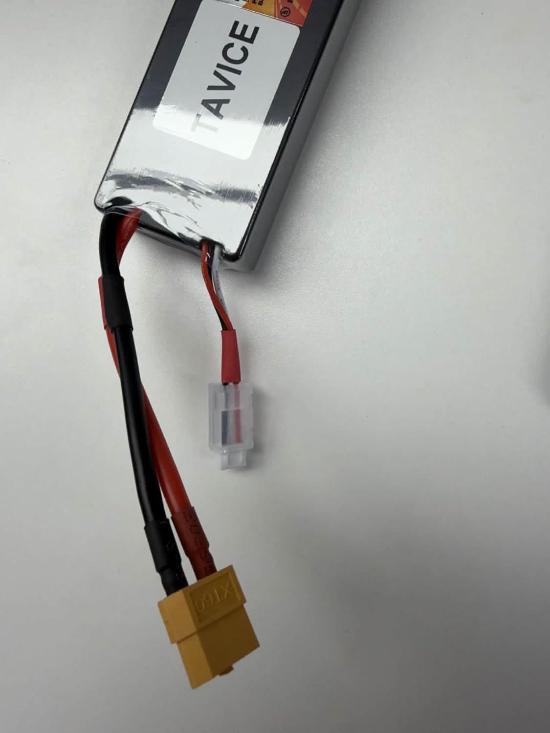 TAVICE 2S LiPo Battery 7.4V 5200mAh 80C Hard Case with T Connector Compatible with RC Cars, Trucks & Vehicles