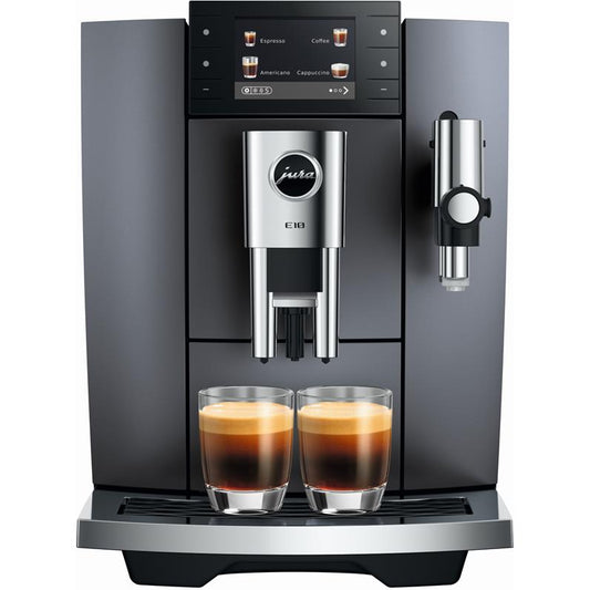 Jura E10 Fully Automatic Coffee Machine (Onyx Grey)