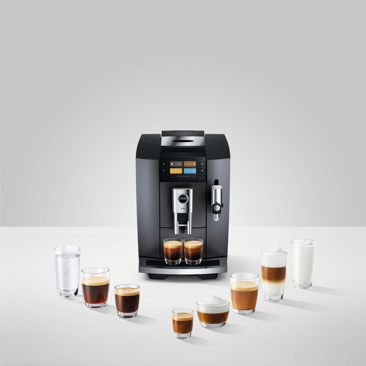 Jura E10 Fully Automatic Coffee Machine (Onyx Grey)