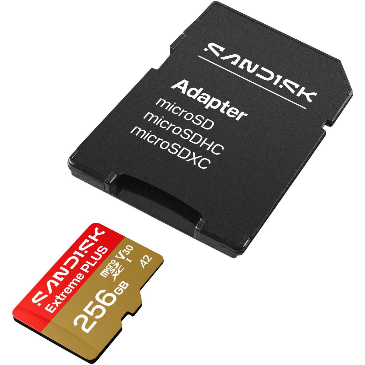 SanDisk Extreme PLUS microSDXC 256GB 250MB/s Memory Card