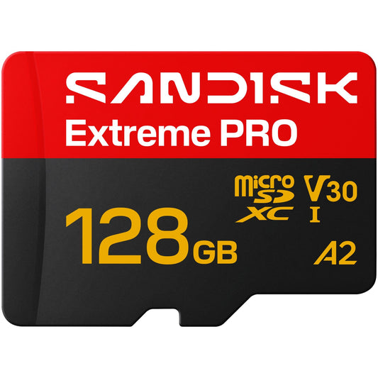 SanDisk Extreme Pro microSDXC 128GB 250MB/s Memory Card