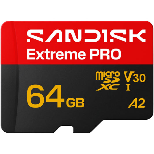 SanDisk Extreme Pro microSDXC 64GB 250MB/s Memory Card