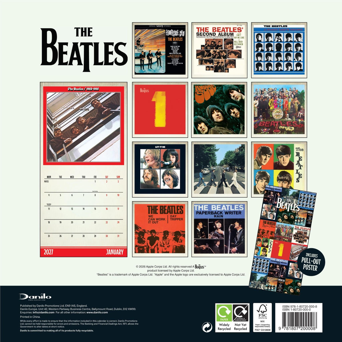 Beatles, The - 2027 Calendar