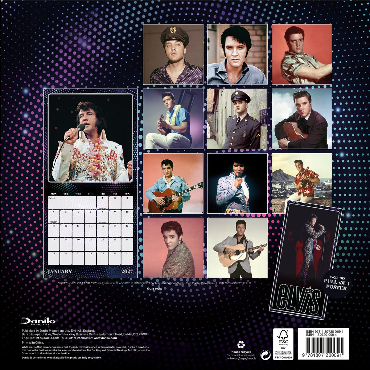 Elvis Presley - 2027 Calendar