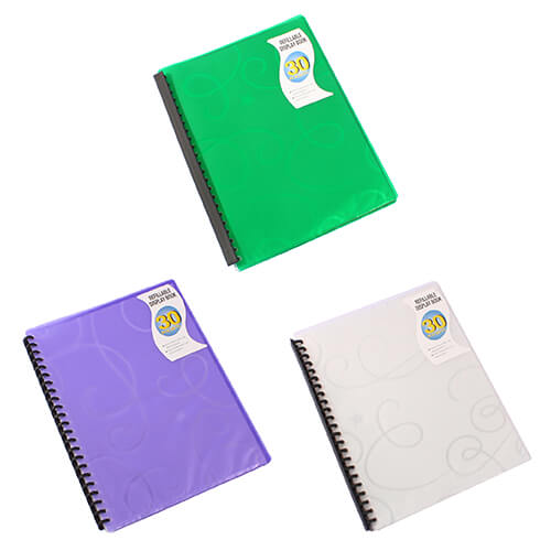 Beautone Jewel Twin Display Book 30 pocket (A4) - Red
