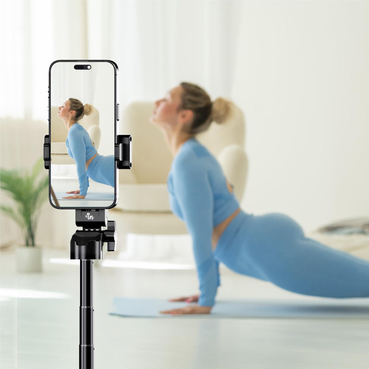 Influencer Compact Travel Tripod With Carry Hook With Remote
