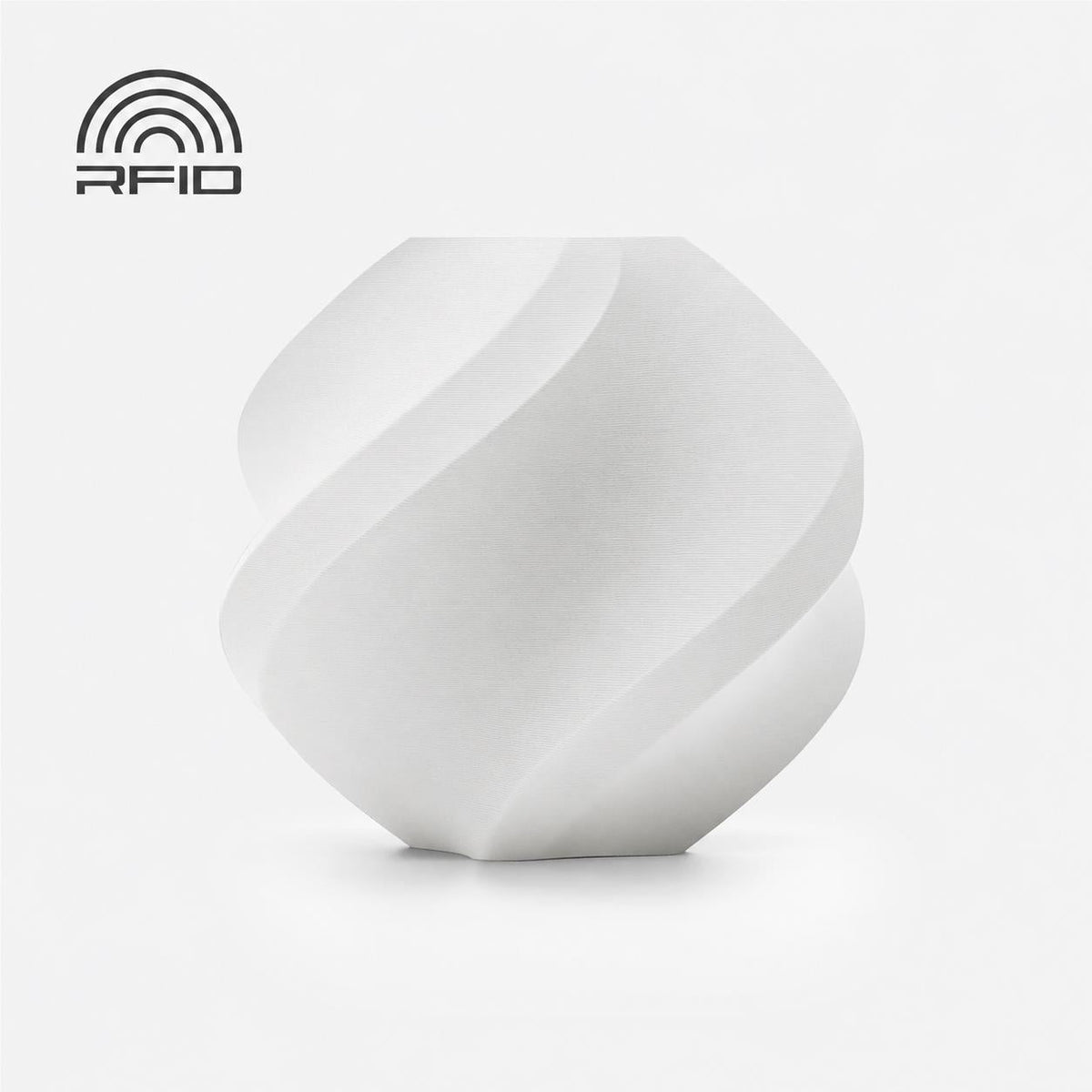 Bambu Lab PLA Matte 3D Printer Filament Refill (Ivory White) [1kg]