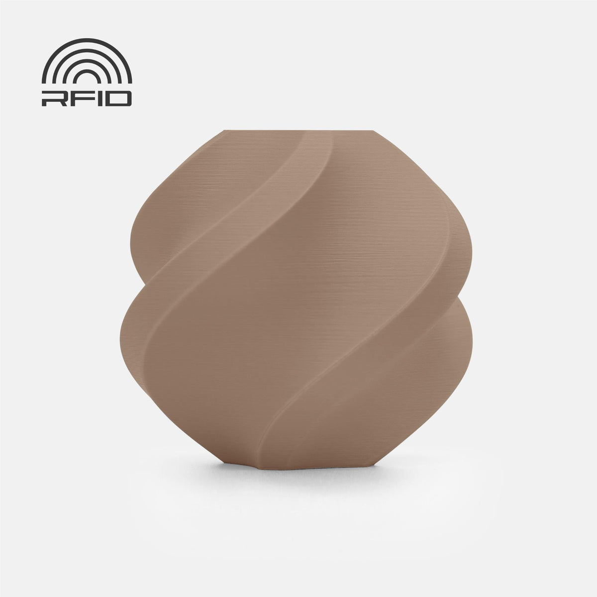 Bambu Lab PLA Matte 3D Printer Filament With Spool (Latte Brown) [1kg]