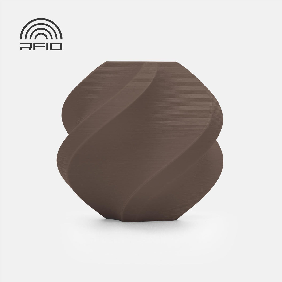 Bambu Lab PLA Matte 3D Printer Filament With Spool (Dark Brown) [1kg]