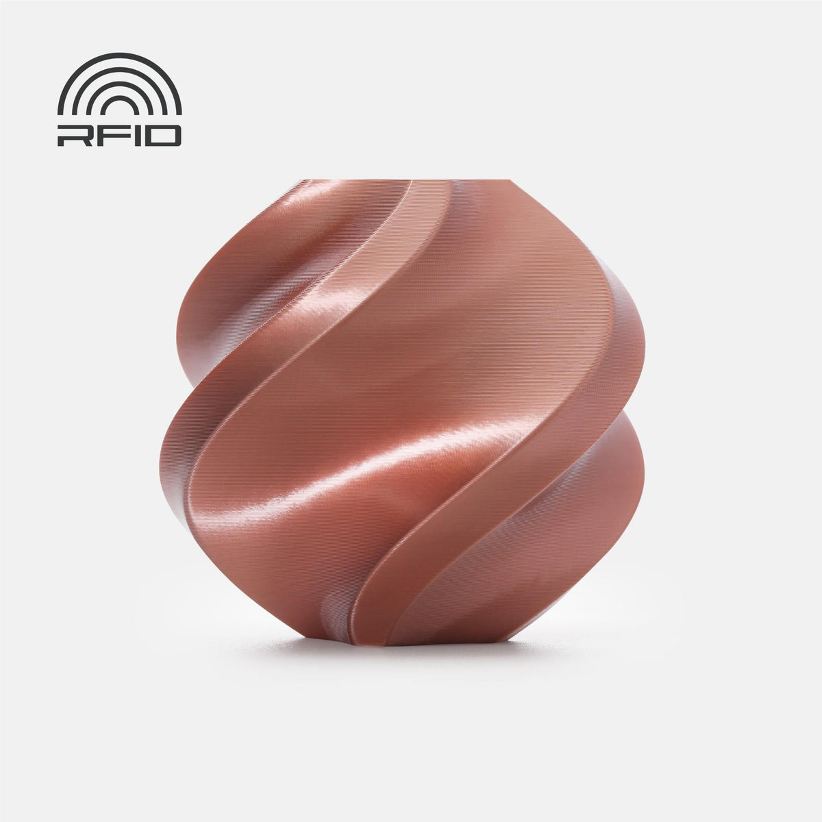 Bambu Lab PLA Silk+ 3D Printer Filament With Spool (Rose Gold) [1kg]
