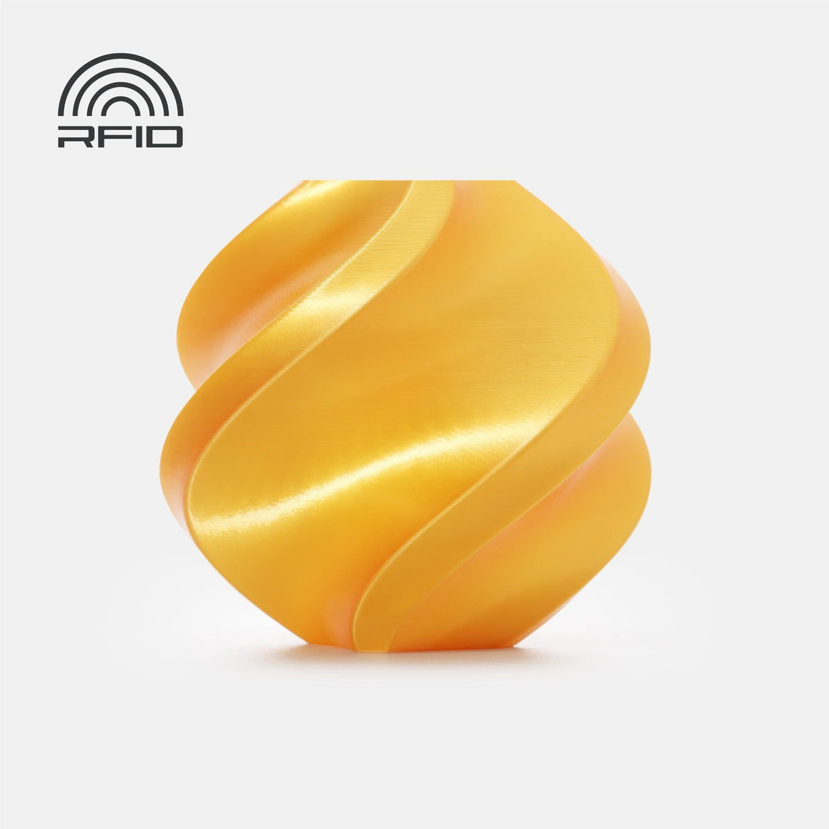 Bambu Lab PLA Silk+ 3D Printer Filament With Spool (Gold) [1kg]
