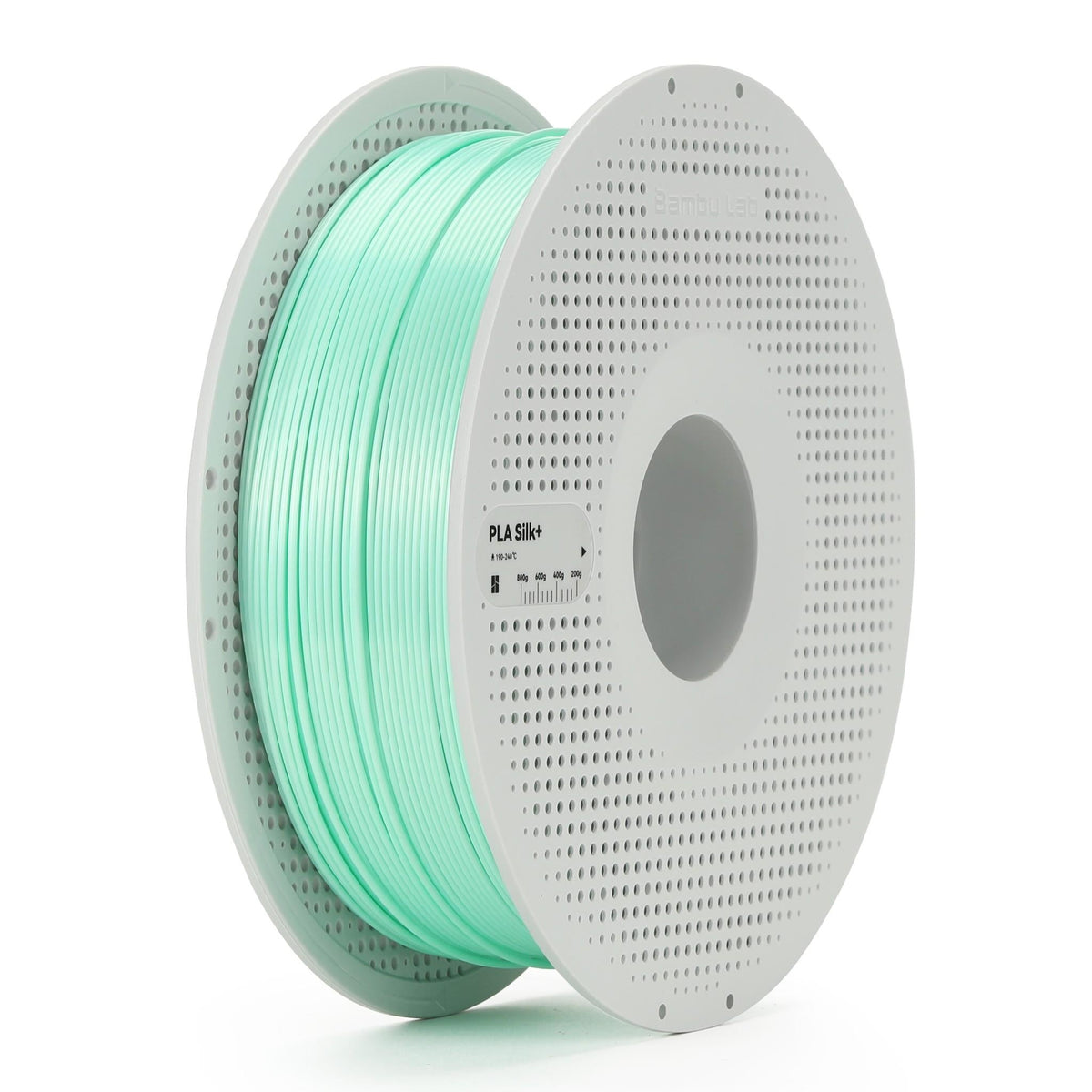 Bambu Lab PLA Silk+ 3D Printer Filament With Spool (Mint) [1kg]