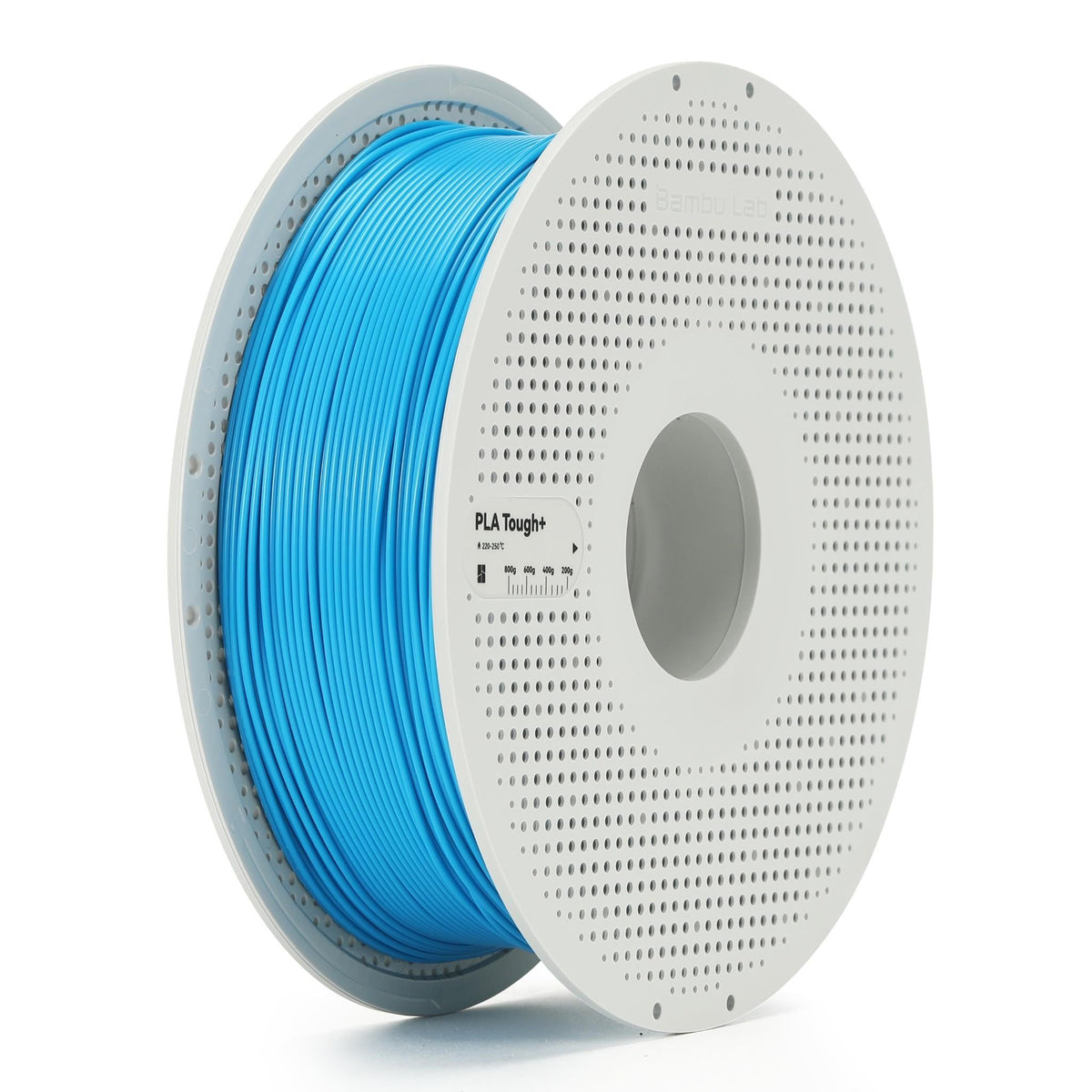 Bamulab PLA Tough+ 3D Printer Filament With Spool (Cyan) [1kg]