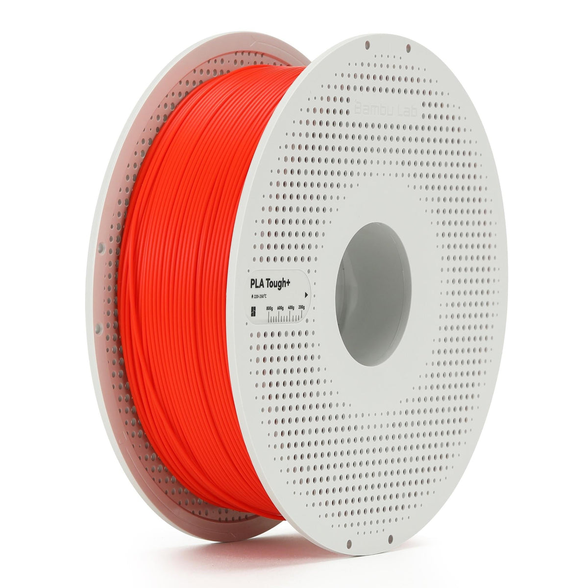 Bamulab PLA Tough+ 3D Printer Filament With Spool (Orange) [1kg]