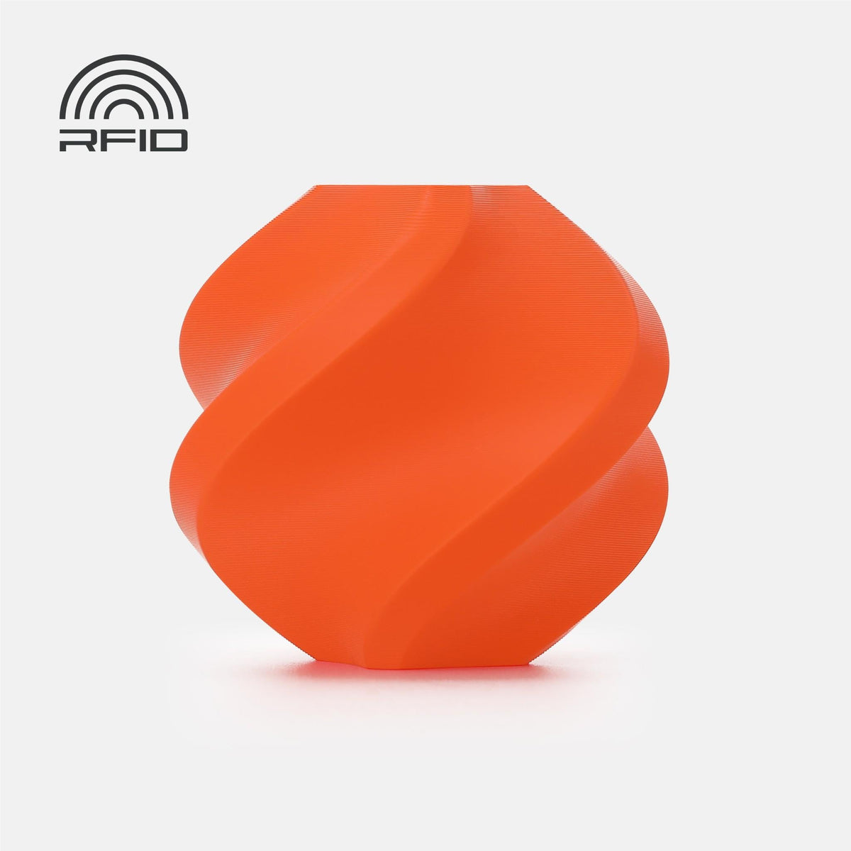 Bamulab PLA Tough+ 3D Printer Filament With Spool (Orange) [1kg]