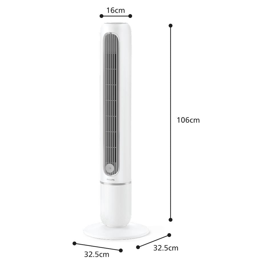 Philips 5500 Series Tower Fan (Arctic White)