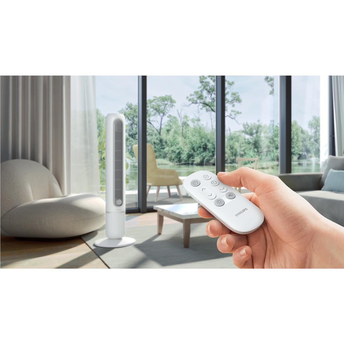 Philips 5500 Series Tower Fan (Arctic White)