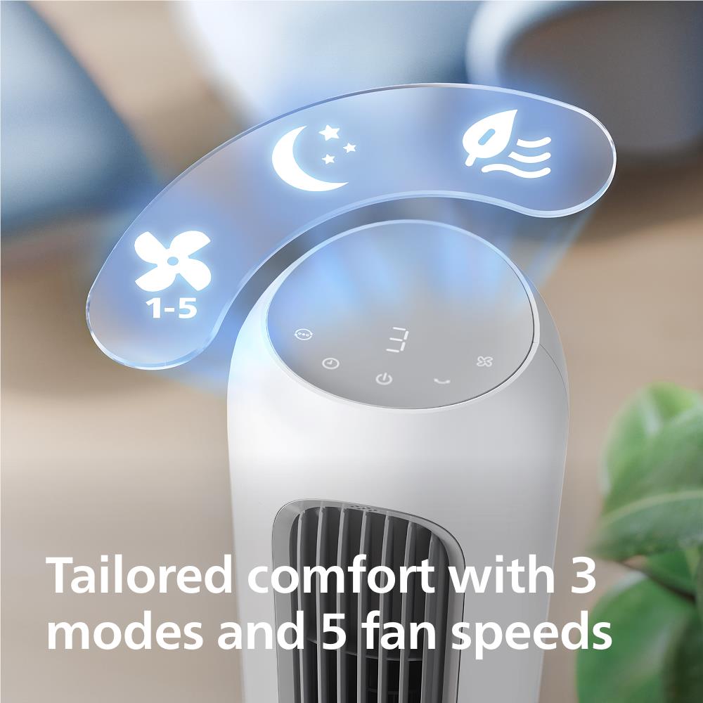 Philips 5500 Series Tower Fan (Arctic White)