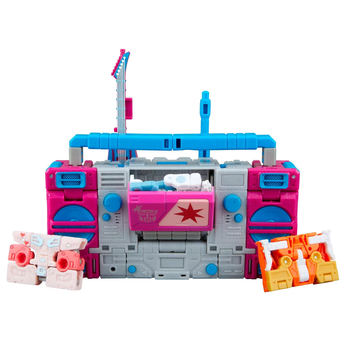 Transformers - Collaborative: Jem & the Holograms Autobot Blaster & KP Glit, KP Sundor, & KP Rosanna