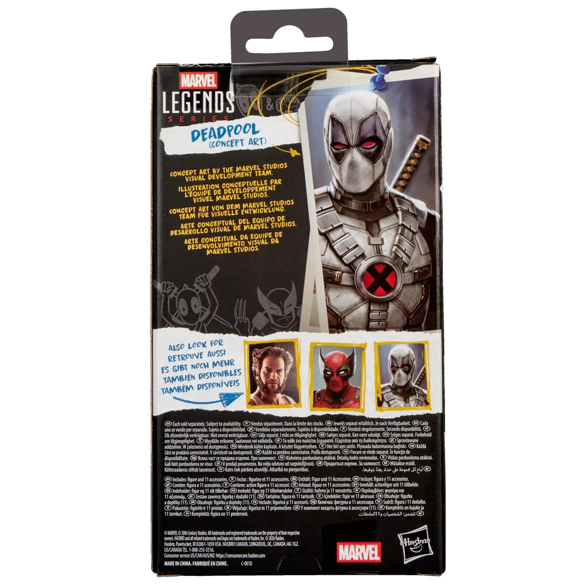 Marvel - Legends Series: Deadpool & Wolverine - Deadpool (Concept Art) Figure